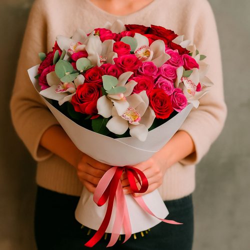 Букет цветов «Цветочная магия»