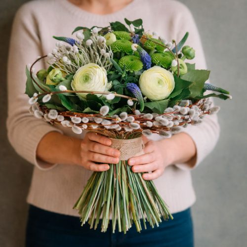 Флористический букет «Лунная симфония»