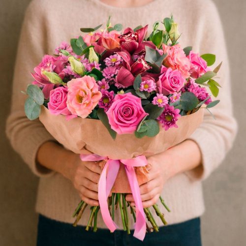 Флористический букет «Цветочный Вальс»