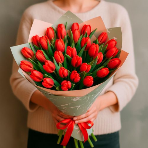 Монобукет «Красный Шарм»