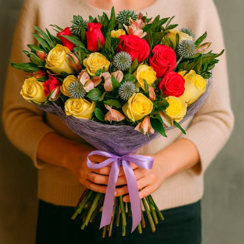 Цветочный букет «Цветочный карнавал»